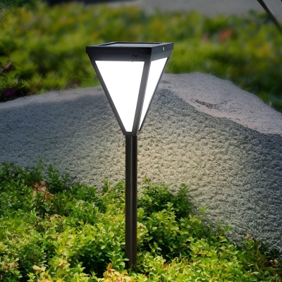 High-Efficiency Solar Pathway Light with Polycrystalline Silicon Panel, Thickened Acrylic Lampshade, and Waterproof Metal Body for Durable Outdoor Use