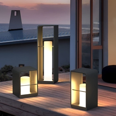 Durable Stainless Steel Solar Pathway Lights with Warm LED for Garden Decoration, Weather-Resistant, Minimalist Design for Romantic Ambiance