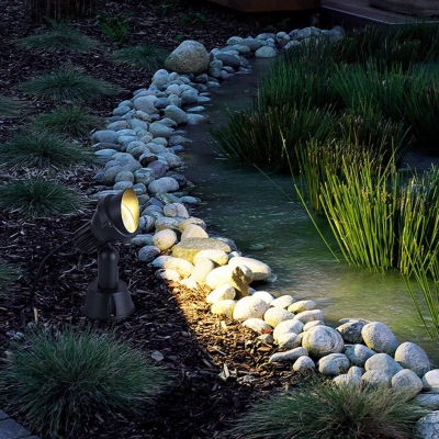 Durable Aluminum Outdoor Landscape Spotlights with High Color Rendering LED for Precise Lighting Control, Ideal for Gardens and Commercial Use
