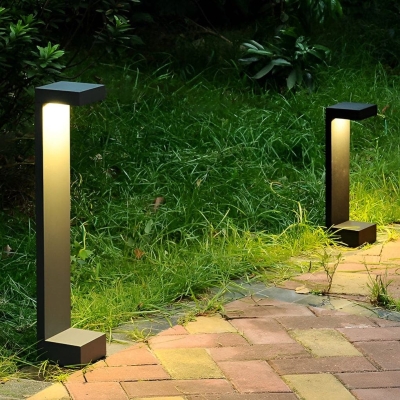 Durable Aluminum Outdoor Post Light with High Brightness COB, Waterproof and Rust-Proof Pathway Light for Garden, Lawn, and Yard Decoration