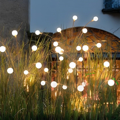 Romantic Swaying Solar Garden Lights, Firefly-Inspired, Waterproof, Auto On/Off, 8-15 Hours Illumination, Perfect for Outdoor Decoration &amp; Pathway Lighting