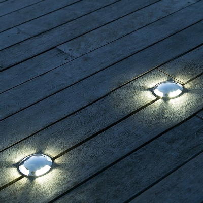 Durable Aluminum Recessed Step Light with Energy-Saving LED for Outdoor Stairs, Decks, Fences, and Walkways, Waterproof and High Brightness