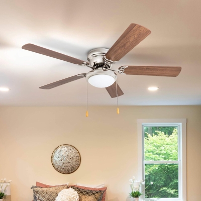 52 in. Matte Black Ceiling Fan with Bowl Light Kit, Home Ceiling Fan