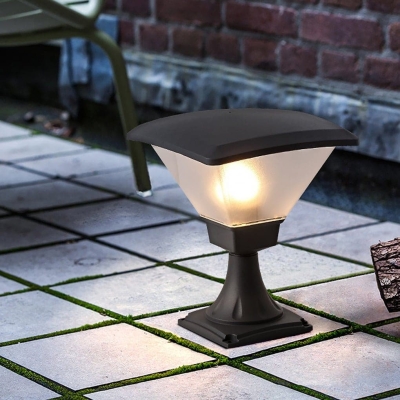 Unique Shape Outdoor Light, Available in Round and Square, E27 Screw Lamp Holder, Perfect for Patios, Gardens, Porches, and More
