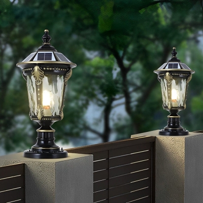 Elegant and Durable Solar &amp; Wired Post Cap Lights with Remote Control, High Transmittance, Rustproof, Waterproof for Fence, Gate, Garden, Park