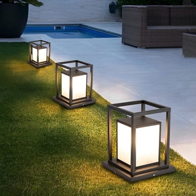 Durable Stainless Steel Solar Deck Post Light, Waterproof, Rust-Proof, Easy Installation for Garden, Patio, Lawn, and Park