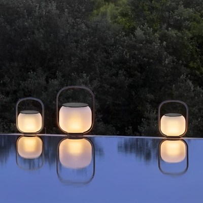 Multifunctional Outdoor Light: Rechargeable or Solar Options, Stainless Steel &amp; Acrylic, Ideal for Garden, Camping, Table, or Floor Lamp Use