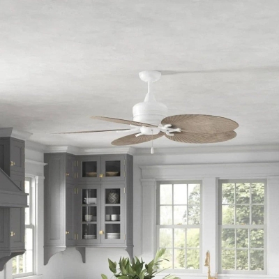 52 in. Tropical Indoor/Outdoor Ceiling Fan with Remote, 5-Blade Coastal Ceiling Fan for Living Room Patio Porch