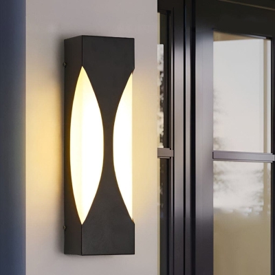 Stainless Steel Indoor/Outdoor Wall Light with Waterproof Rustproof Design, High Brightness LED, and Easy-to-Clean Acrylic Shade for Garden, Patio