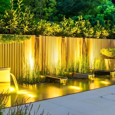 High-Temperature Resistant Stainless Steel Underwater Pool Lights with Triple-Seal Waterproofing and Acrylic Optical Lens, Warm &amp; Cold White Options