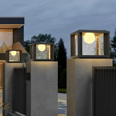 Durable Waterproof Solar Fence Post Lights with Quick-Charging Panels for Cozy Outdoor Ambiance, Automatic Day/Night Function