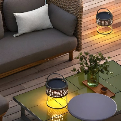 Exquisitely Crafted Portable Solar Lantern with Retro Design, Perfect for Tables, Gardens, Patios, and More, Warm Lighting for a Romantic Atmosphere