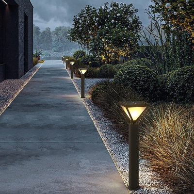 Waterproof Solar Lamp Post for Yard Landscape, Chic Outdoor Decoration with Bright, Gentle Light for Garden, Pool, Driveway, and Path