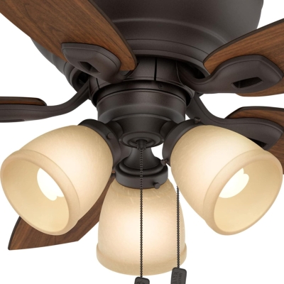 44 in. Bronze Ceiling Fan, Short Blade Ceiling Fan, Best Indoor Ceiling Fans