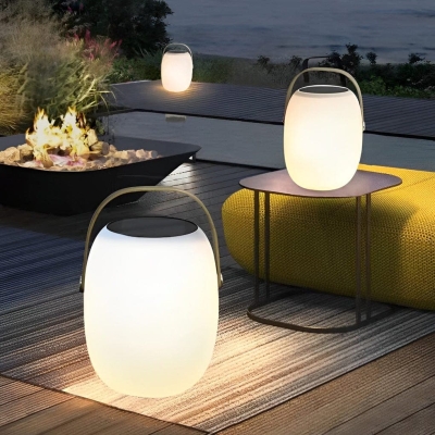 Portable Solar Outdoor Lamp with LED, Waterproof, High-Efficiency Charging, Long Battery Life, Easy Carry Handle for Camping and Picnics