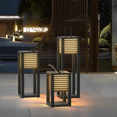 Portable Solar Pathway Light with Handle, Energy Efficient, Durable, and Comfortable Visual Experience for Outdoor and Camping Use
