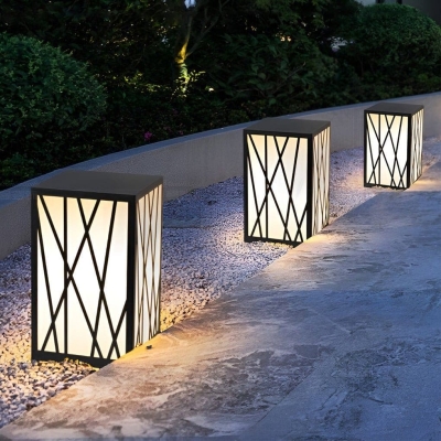 Modern Solar Outdoor Garden Light, Stainless Steel, Waterproof, Energy-Saving LED Pathway Light for Patio, Lawn, and Landscape Decoration