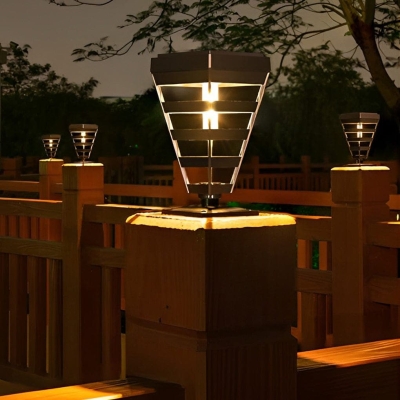 High-Efficiency Solar Pathway Lights with 26.8% Conversion Rate, Dual Installation Options for Lawn or Fence, Durable and Weather-Resistant