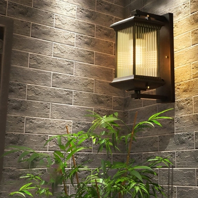 Durable Waterproof Outdoor Wall Lights for Balconies, Gardens, and More, Die-Cast Aluminum &amp; Glass Exterior Sconces for Warm Atmosphere