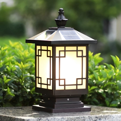 Smart Solar Fence Post Lights, Easy Install, Auto Charge &amp; Light, Waterproof Aluminum, Warm Ambiance for Patios &amp; Outdoor Spaces