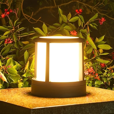 Durable Die Cast Aluminum Outdoor Light with Waterproof Design and High Transmittance Acrylic Lampshade for Garden, Fence, and Doorpost Installation