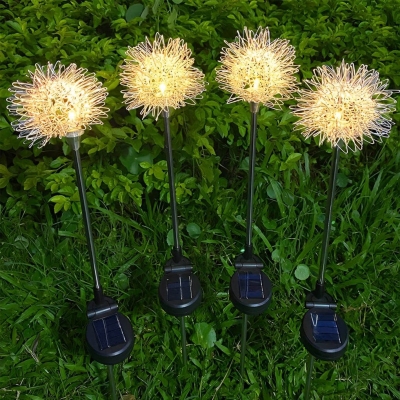 Solar Garden Lights, High Efficiency, Long Battery Life, Automatic Day/Night Operation, Rustproof Aluminum Flower Design, Perfect for Pathways &amp; Parties
