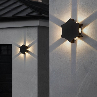 Durable Waterproof Die-Cast Aluminum LED Wall Lamp for Indoor &amp; Outdoor Use, Energy Saving, Rustproof, Easy Installation, Modern Light Effects