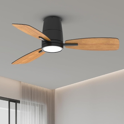 42 in. Reversible Ceiling Fan with Lights and Remote Control, Quietest Fan For Sleeping with Bright Light