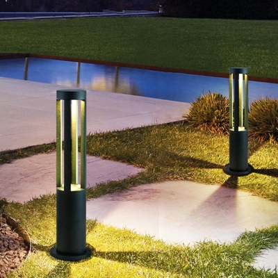 Durable Aluminum Die-Cast Minimalist Lawn Lamp with High-Efficiency Light Source, Waterproof for Outdoor Pathway Lighting, Energy Saving &amp; Rust Resistant