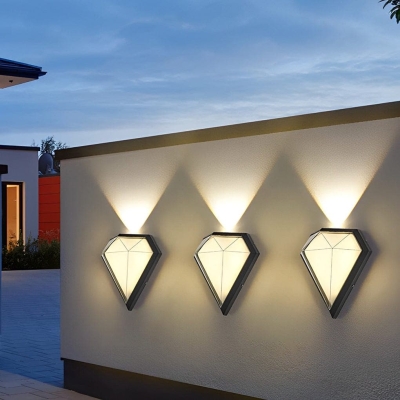Waterproof Indoor/Outdoor Wall Lamp with Double-Layer PC Lampshade, Rustproof Aluminum Body, High Brightness LED, and Energy-Saving Design