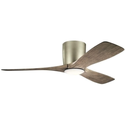 48 in. Ceiling Fan with LED Lights and Wall Control, Brushed Nickel Ceiling Fan