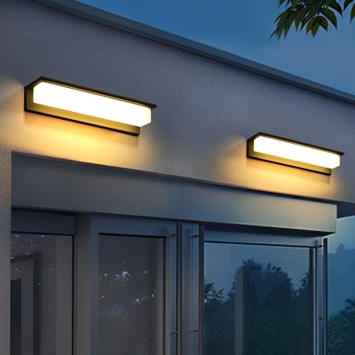 Durable Solar-Powered Outdoor Wall Lamp with Automatic Day-Night Sensor, Rust-Proof Aluminum Body, High Transmittance Lampshade for Bright, Uniform Light