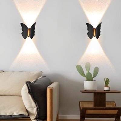 Modern Indoor/Outdoor Wall Lamp, Creative Design, Durable Aluminum Body, Rust-Proof, Up and Down Light Effect, Ideal for Home Decor and Lighting