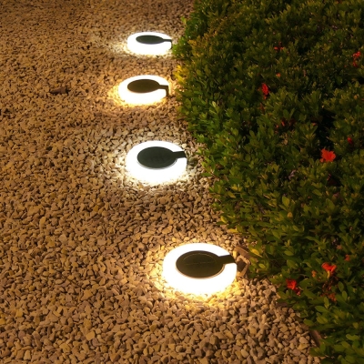360&deg; Foldable Solar Ground Lights with Smart Light-Sensing System and Polycrystalline Silicon Panels for Lawn, Patio, and Garden
