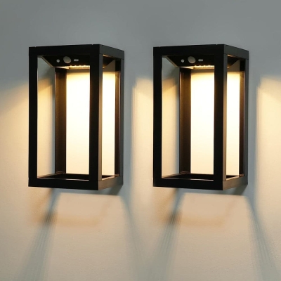 Solar Outdoor Wall Lights, Waterproof Motion Sensor Dusk To Dawn Solar Wall Lights, Solar Outdoor Wall Lights for Deck Garage Porch