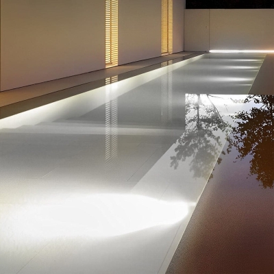 High-Temperature Resistant Stainless Steel Underwater Pool Lights with Triple-Seal Waterproofing and Acrylic Optical Lens, Warm &amp; Cold White Options