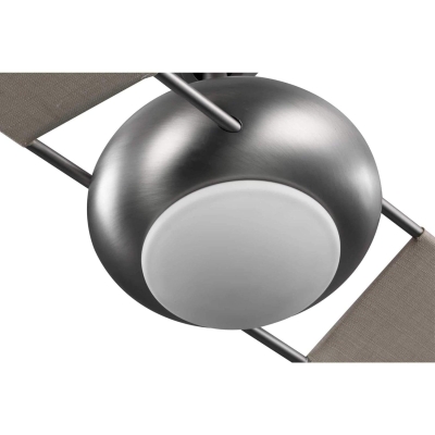 54 in. 2-Blade Outdoor Ceiling Fan with LED Light and Reversible Motor