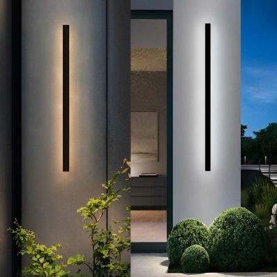 Modern Solar Wall Lamp, Waterproof, Rustproof Iron &amp; Acrylic Fixture for Outdoor Courtyard, Doorway, Hotel, Garden, Bright, Glare-Free Lighting