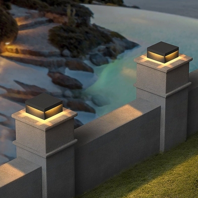 Minimalist Stainless Steel Solar Outdoor Landscape Light, Waterproof, Rust-Resistant, and Bright for Courtyard Decoration and Atmosphere Enhancement