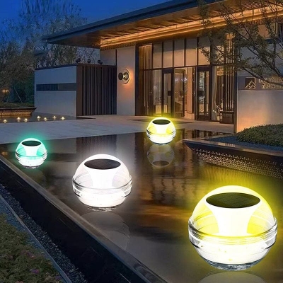 Solar Floating Pool Light with Hidden Switch, White/Warm/RGB Modes, High-Efficiency Solar Panel, Auto On/Off for Parties, Weddings, and Festivals