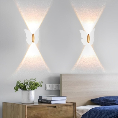 Modern Indoor/Outdoor Wall Lamp, Creative Design, Durable Aluminum Body, Rust-Proof, Up and Down Light Effect, Ideal for Home Decor and Lighting