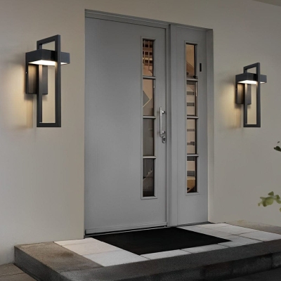 Durable Stainless Steel Outdoor Wall Lamp with Waterproof Acrylic Lampshade, IP65 Rated for Garden, Aisle, and Doorway Lighting