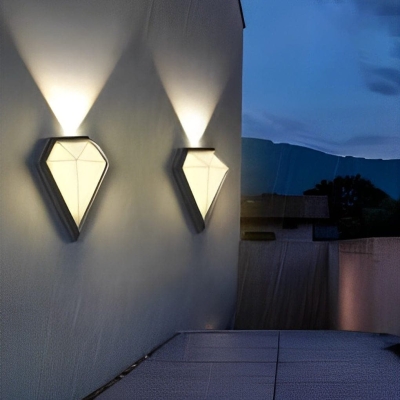 Waterproof Indoor/Outdoor Wall Lamp with Double-Layer PC Lampshade, Rustproof Aluminum Body, High Brightness LED, and Energy-Saving Design