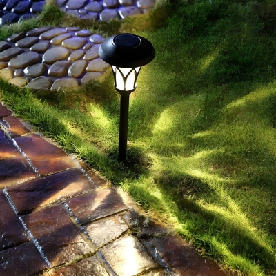 Durable Solar Pathway Lights, Waterproof, Rust-Proof Metal &amp; Glass, Auto-Charging for Night Illumination, Perfect for Gardens &amp; Patios
