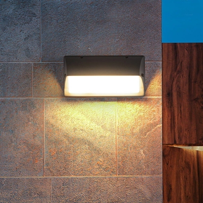 Durable IP65 Waterproof Outdoor Light with Aluminum Structure and Milky White PC Lampshade, Rust and Corrosion Resistant for All Weather Conditions