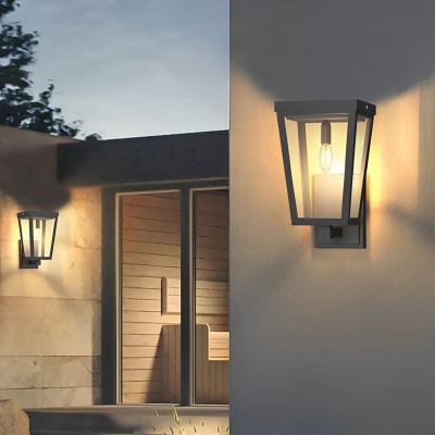Solar Outdoor Wall Light, Automatic Day/Night Operation, Waterproof &amp; Rustproof, High Transmittance Glass, Ideal for Patio, Garden, Porch, Garage