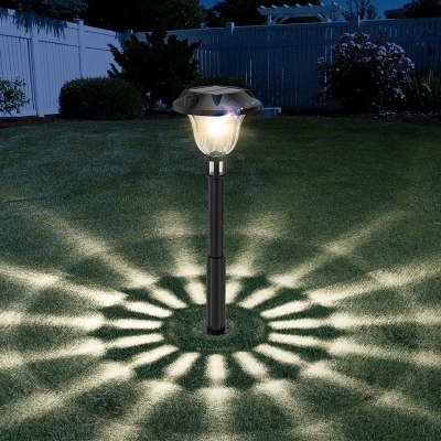 Elegant Modern Solar Pathway Lights: Waterproof Outdoor Lawn Lamps for Garden, Porch, Terrace, and Backyard with Unique Shadow Effects