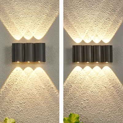 Durable Aluminum Outdoor Wall Light with High Brightness LED, Unique Light Effect, and Intelligent Waterproof Design for Long-lasting Use