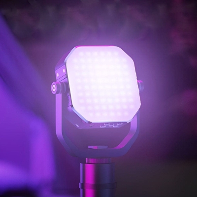Versatile RGB Camping and Fill Light with 360&deg; Rotation, 10 Modes, Sound Sensor, and Adjustable Color Temperatures for Indoor/Outdoor Use