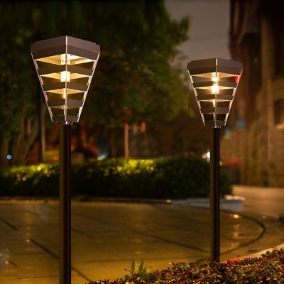 High-Efficiency Solar Pathway Lights with 26.8% Conversion Rate, Dual Installation Options for Lawn or Fence, Durable and Weather-Resistant